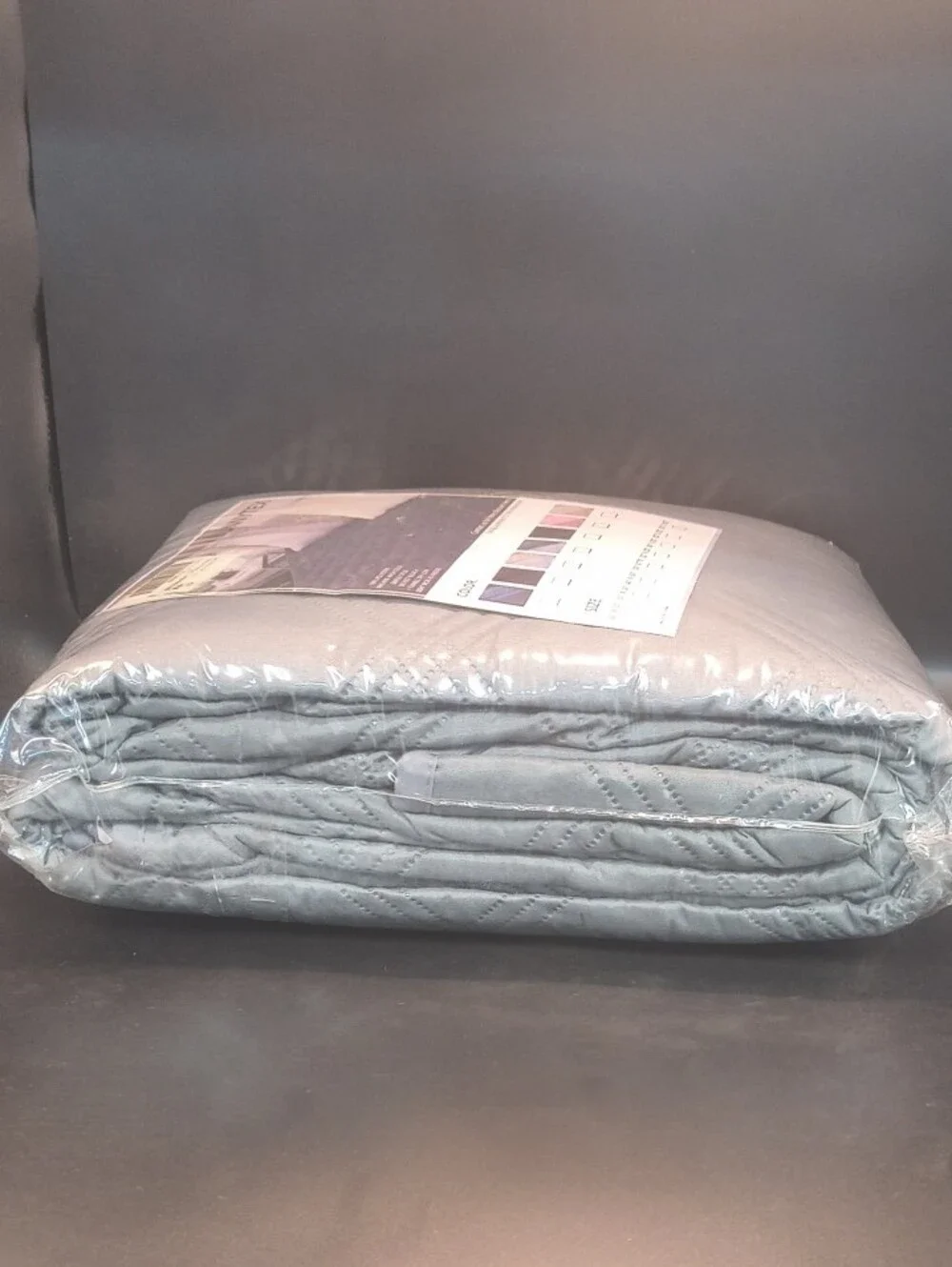 Sunnytex Quilted Bedspread - Light Gray